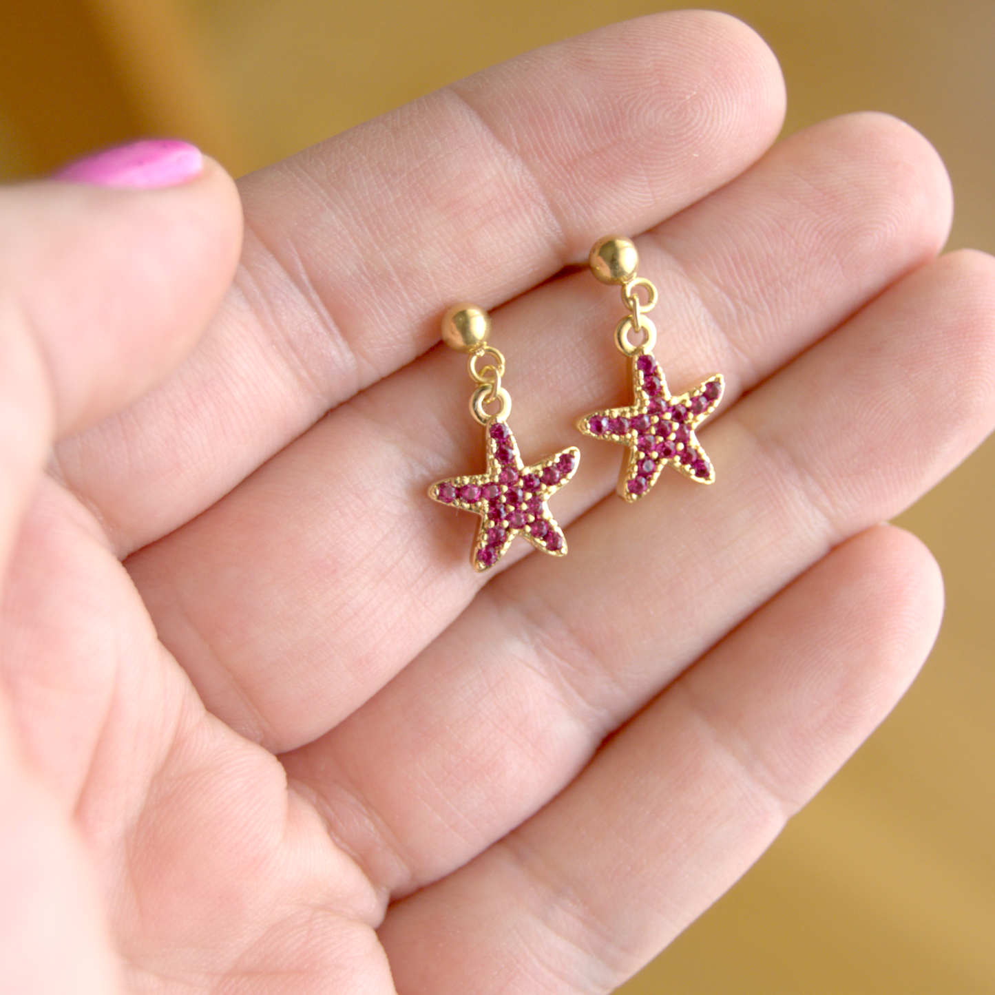 Pendientes Estrella de mar