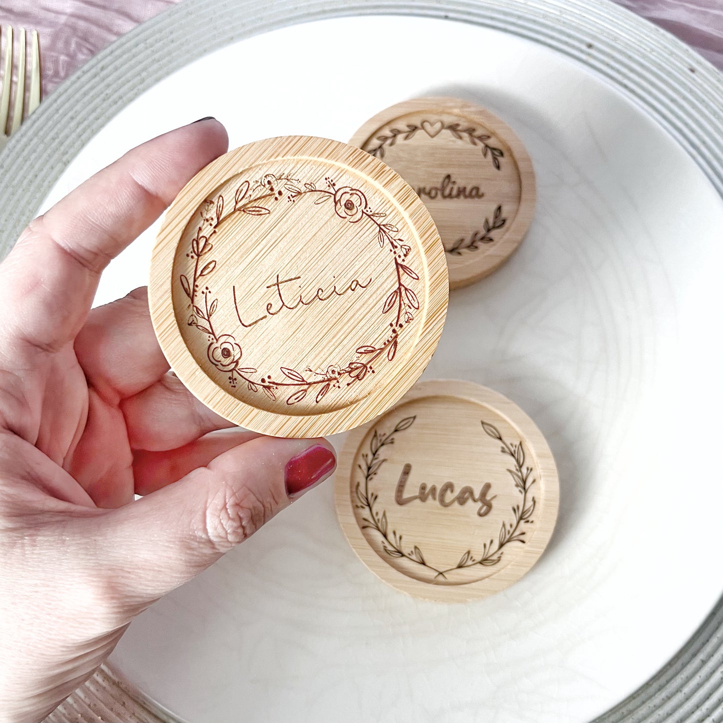 Posavasos personalizado