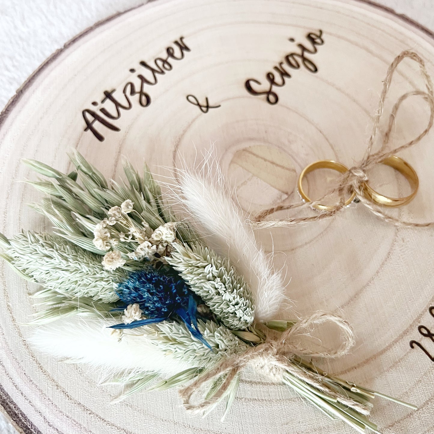 Porta alianzas madera