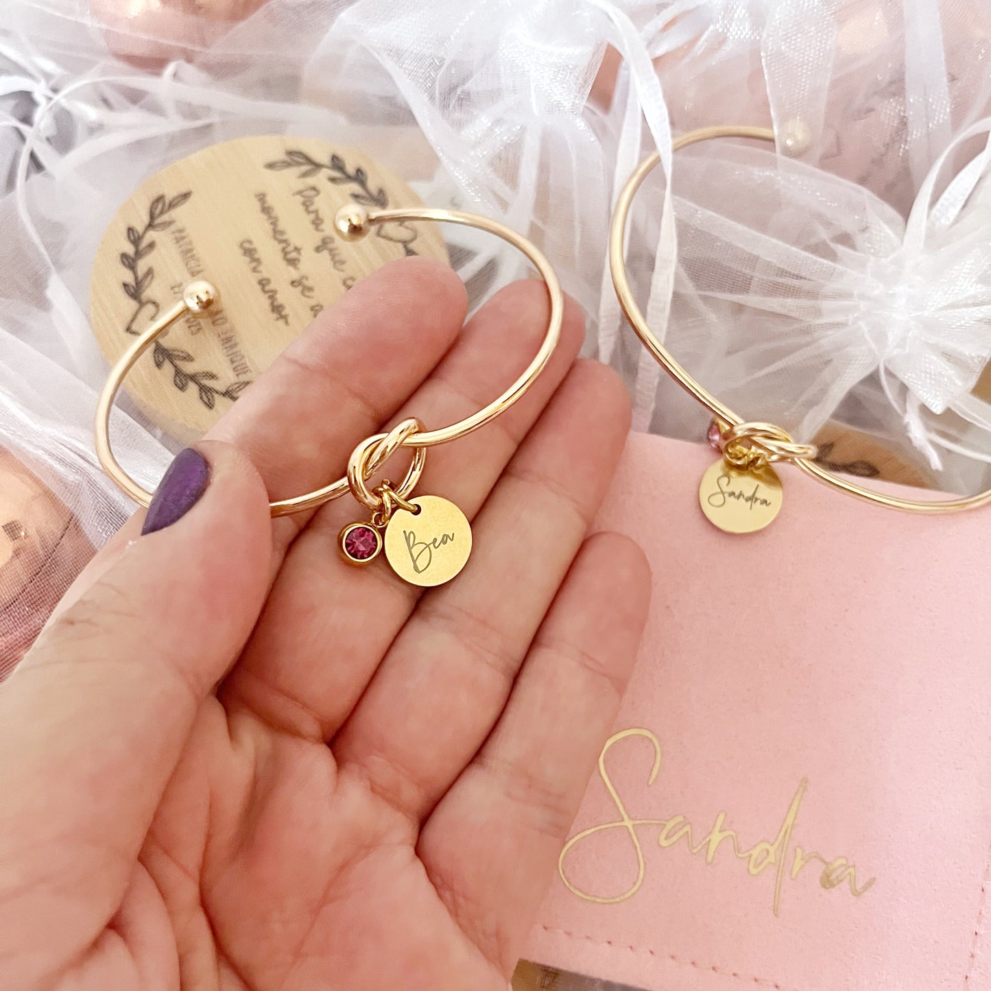 Judith Palacios pulseras + bolsas