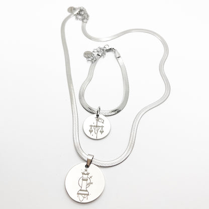 Set pulsera+collar Perseida Tarot