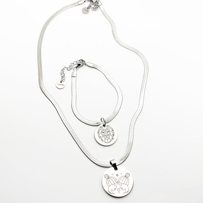 Set pulsera+collar Perseida Zodiaco