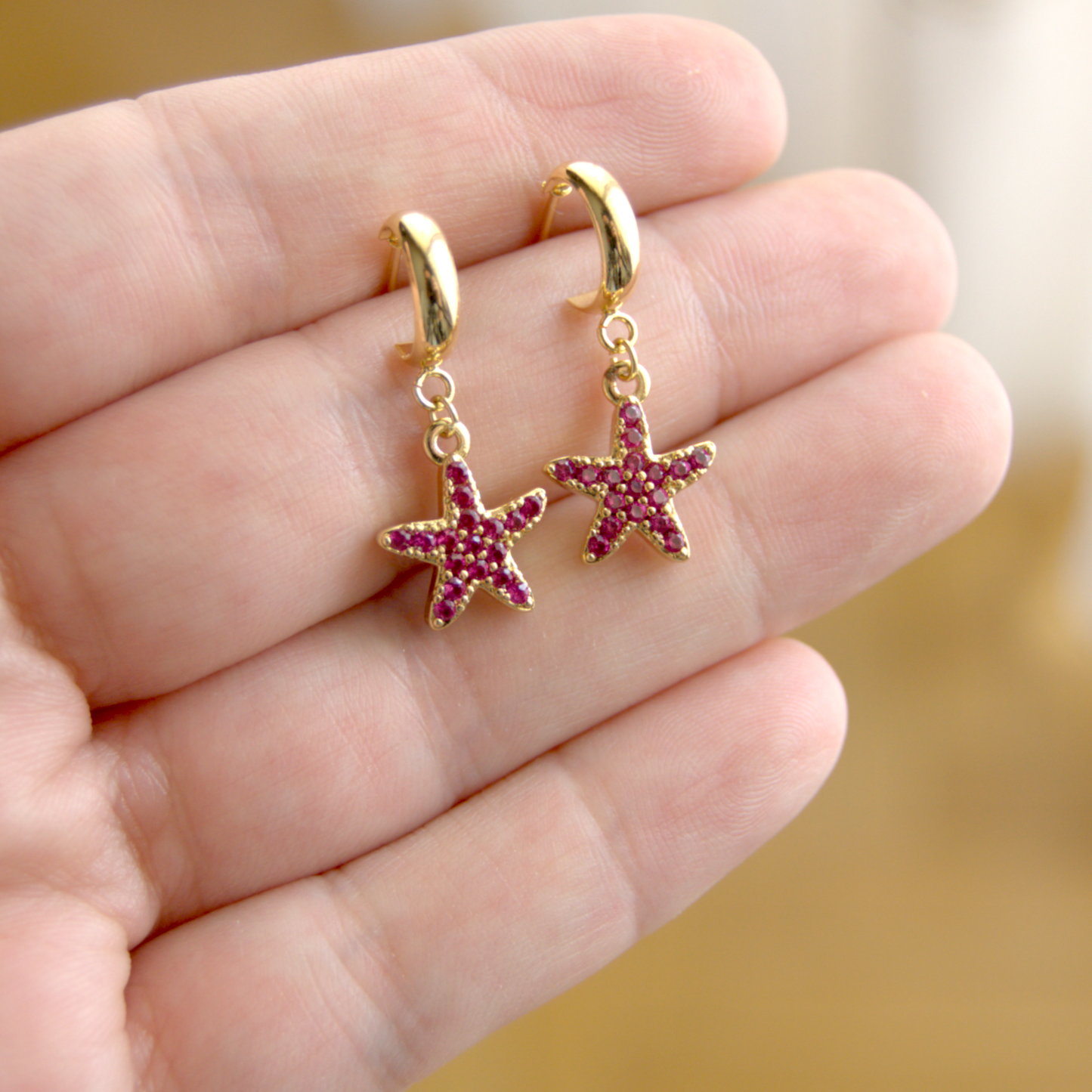 Pendientes Estrella de mar
