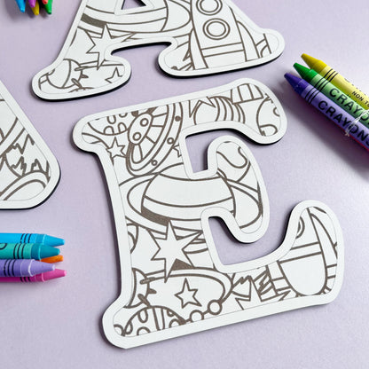 Iniciales para colorear