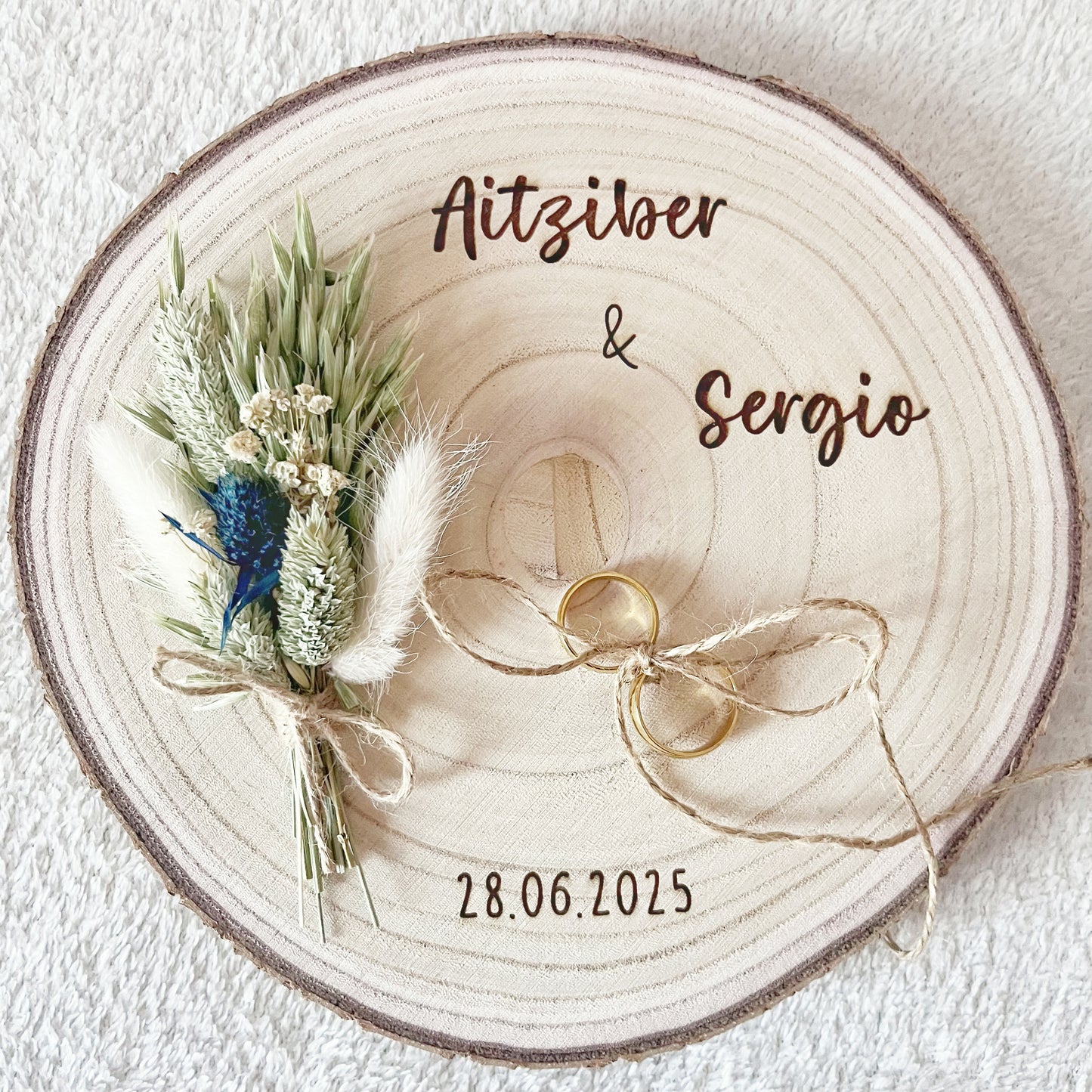 Porta alianzas madera