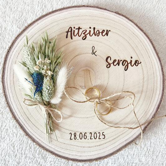 Porta alianzas madera