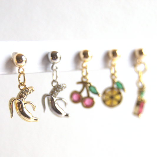 Pendientes Plátano