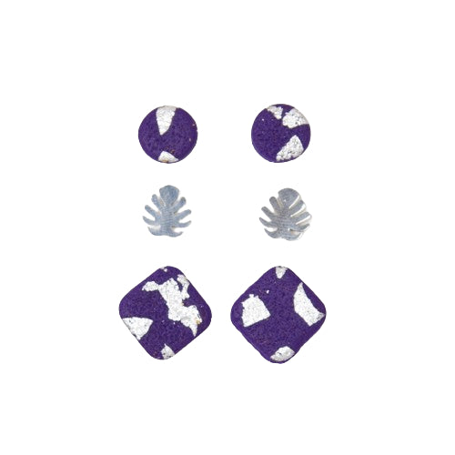 Set pendientes dots Monstera